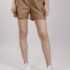 SHORTS CON CATENA - Cammello, S