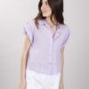CAMICETTA CROPPED IN COTONE - Lilla, TU