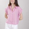CAMICETTA CROPPED IN COTONE - Rosa, TU