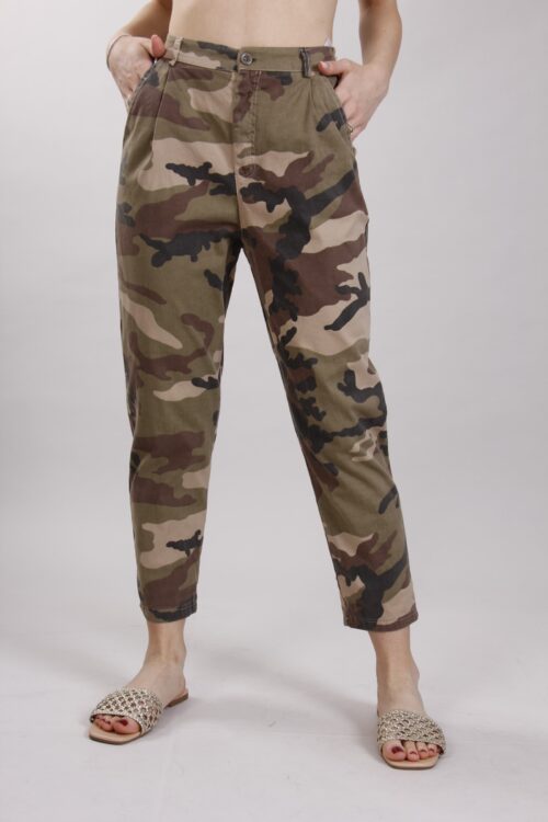 PANTALONE BAGGY MILITARE