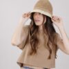 CAPPELLO CLOCHE IN RAFIA - Beige, TU