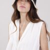 CAPPELLO CLOCHE IN RAFIA - Nero, TU