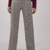 PANTALONE A QUADRETTI - Verde, L