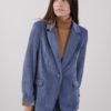 BLAZER A COSTINE CON FODERA FANTASIA - Sky blue, L