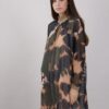 ABITO FANTASIA CON FINITURE IN LUREX - Fantasia verde, TU