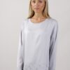 BLUSA EFFETTO SATINATO CON RICAMI - Pearl, TU