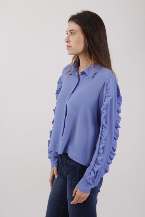 Alternative view of CAMICIA CON ROUGES SULLE MANICHE