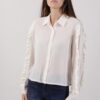 CAMICIA CON ROUGES SULLE MANICHE - Panna, M