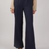 PANTALONE PALAZZO CON ELASTICO IN VITA - Blu, L