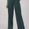 PANTALONE PALAZZO CON ELASTICO IN VITA - Verde bottiglia, L