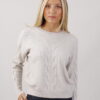 MAGLIA PARICOLLO CON TRECCIA FRONTALE - Gesso, TU