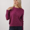 MAGLIA PARICOLLO CON TRECCIA FRONTALE - Petunia, TU
