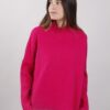 DOLCEVITA IN MAGLIA CON FINITURE A COSTE - Fucsia, TU