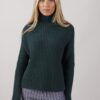 MAGLIONE A COSTE - Verde bottiglia, TU