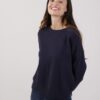 MAGLIA SCOLLO ROTONDO CON CUCITURA CENTRALE - Blu, TU