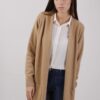 CARDIGAN CON TASCHE E COSTINE - Gianduia, TU
