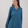 MAXI MAGLIA SCOLLO A V - Pavone, TU