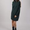 ABITO IN MAGLIA COLLO ALTO - Verde bottiglia, TU