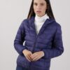 PIUMINO 100 GRAMMI CON CAPPUCCIO - Blu, L