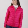 PIUMINO 100 GRAMMI CON CAPPUCCIO - Fucsia, L