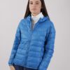 PIUMINO 100 GRAMMI CON CAPPUCCIO - Turchese, XL