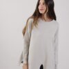 MAGLIA OVERSIZE CON SPACCHI - Gesso, TU