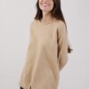 MAGLIA OVERSIZE CON SPACCHI - Gianduia, TU