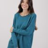 MAGLIA OVERSIZE CON SPACCHI - Pavone, TU