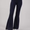 LEGGINGS IN MAGLIA A ZAMPA - Blu, TU