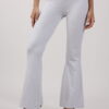 LEGGINGS IN MAGLIA A ZAMPA - Grigio, TU