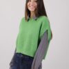 GILET IN MAGLIA - Verde, TU