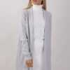 CARDIGAN IN VISCOSA CON TASCHE - Grigio, TU