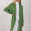 CARDIGAN IN VISCOSA CON TASCHE - Verde, TU