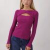 MAGLIA CUT-OUT CON INCROCIO - Petunia, TU