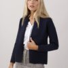 CARDIGAN CORTO STRUTTURATO - Blu, TU