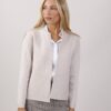 CARDIGAN CORTO STRUTTURATO - Gesso, TU