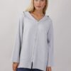 GIACCA IN MAGLIA CON ZIP - Grey, TU