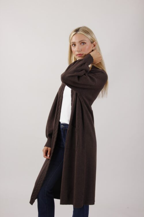 Alternative view of CARDIGAN CON TRECCIA