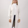 CARDIGAN CON TRECCIA - Gesso, TU