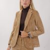 BLAZER A COSTINE CON FODERA FANTASIA - Cammello, M