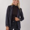 BLAZER A COSTINE CON FODERA FANTASIA - Black, L