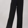 PANTALONE PALAZZO CON ELASTICO IN VITA - Nero, M