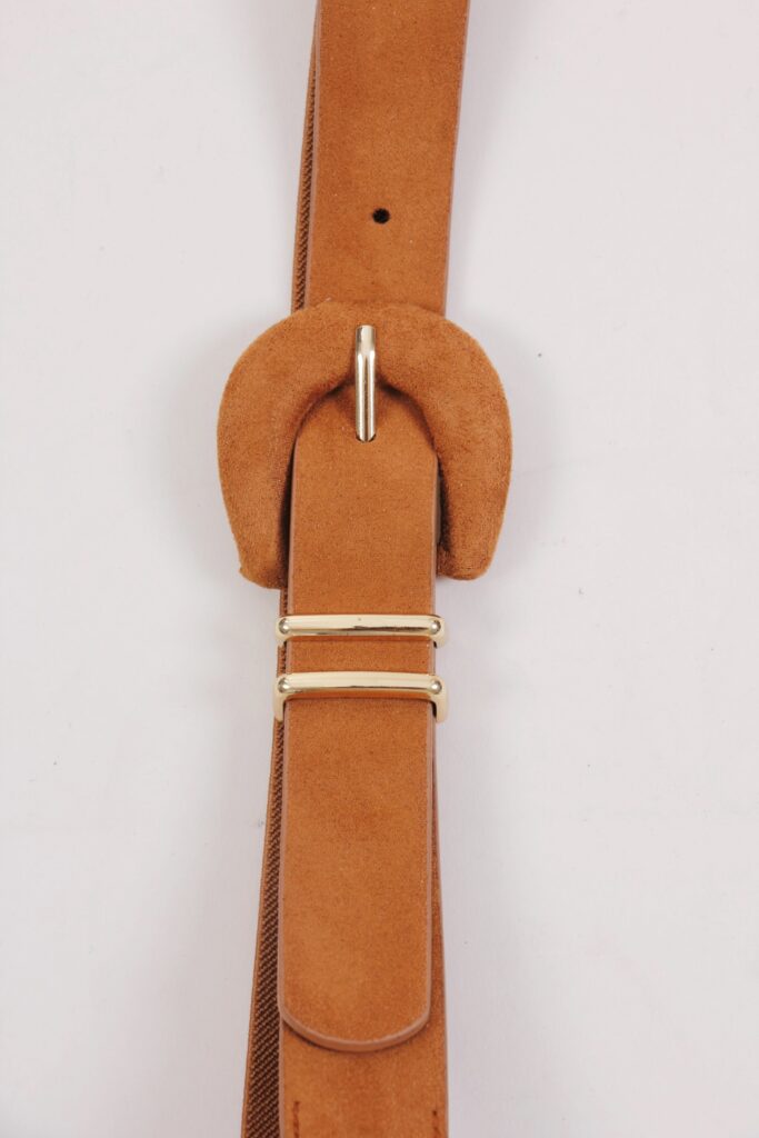 CINTURA EFFETTO CAMOSCIO - Cammello, TU 