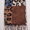 SCIARPA LEOPARDATA - Blu, TU