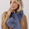 COLLO EFFETTO PELLICCIA - Azzurro, TU