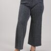 PANTALONE PALAZZO STRETCH - Fantasia verde, 2