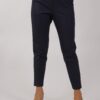 PANTALONE A SIGARETTA CON PINCES - Blu, M