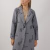 CAPPOTTO STAMPA CON SCRITTE - Grigio, M