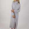 MAXI MAGLIA CON SPACCO - Grigio, TU