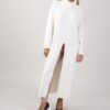MAXI MAGLIA CON SPACCO - Panna, TU